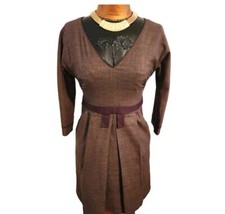 Marc Jacobs NWTS Size 10 Wool Vintage Women’s Classic Plaid  Dress