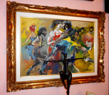 MINO MACCARI ( Olio Tela storico 60 ) Mario schifano,gualtiero nativi,rabarama