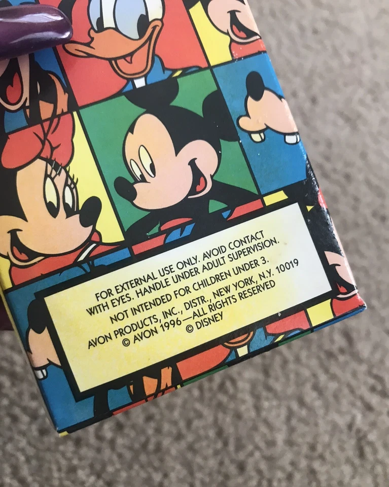 Disney Vntg Mickey Mouse 1996 Avon Soap Bar Tangerine 2oz Mickeys Stuff Kids NEW - Image 3 of 4