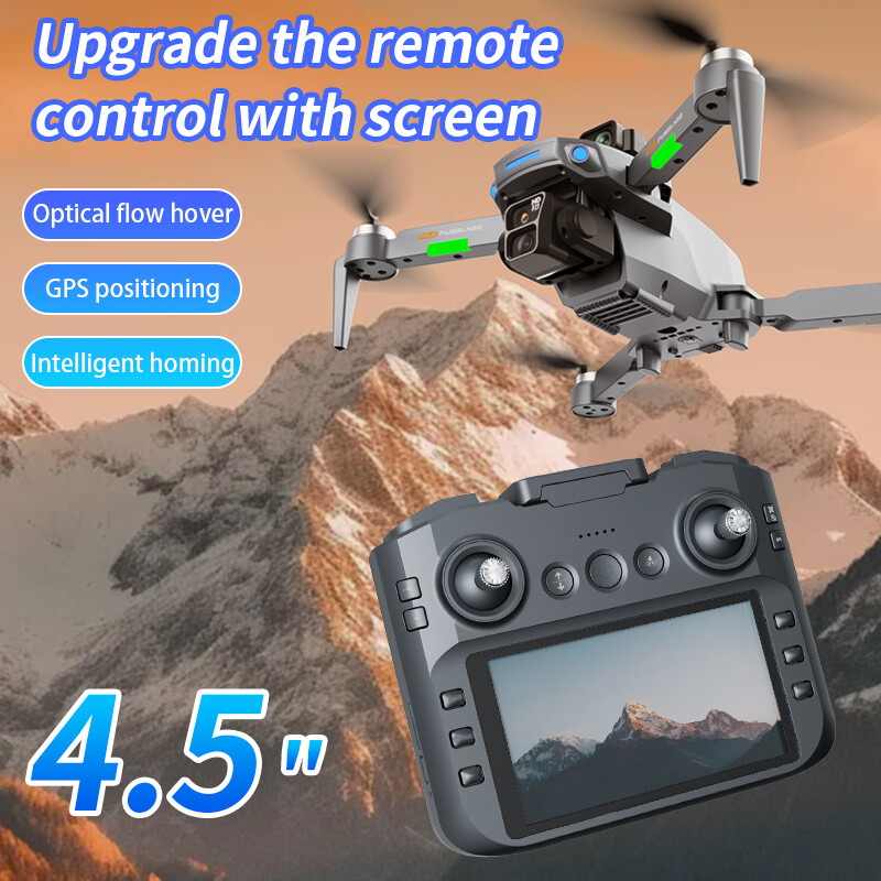 B8S RC Drone GPS 5G WIFI FPV 4K HD Dual Camera 360° Obstacle