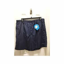Columbia PFG NWT Mens Omni-Shade Shorts Navy Blue Size 1X Belt Loops UPF 50