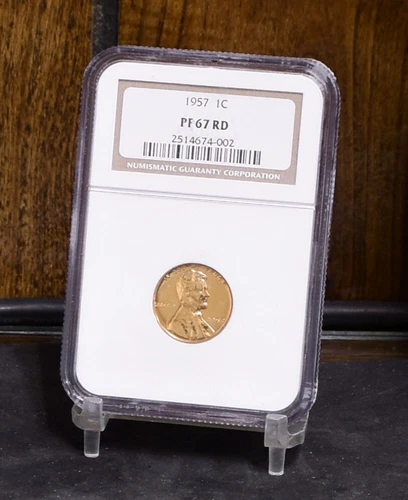1957 Lincoln Cent - NGC Pf67RD (#58431-K)