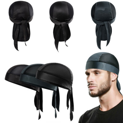 Men's Pirate Cap Breathable Quick Dry Sports Skull Hat Cycling Running Beanie US