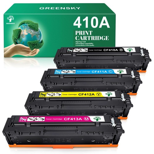 4 Color Toner Cartridge Set CF410A 477A 