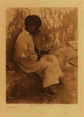 A4 Druck Indianer Indianer An Isleta Junge