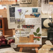 25pcs Retro Scrapbook Paper Junk Journal Planner Not Stickers Scrapbook Crafts