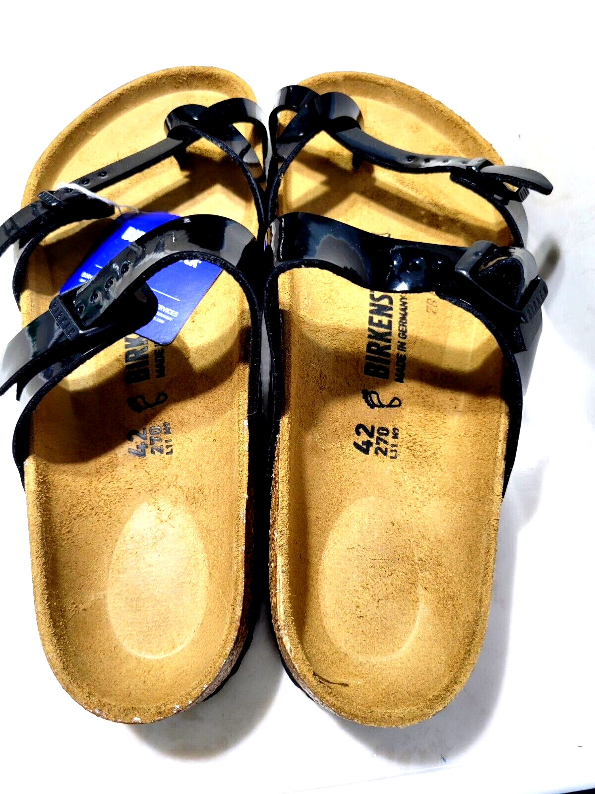 BIRKENSTOCK Mayari Black Patent Regular fit US size 10 Women 0071091 | eBay