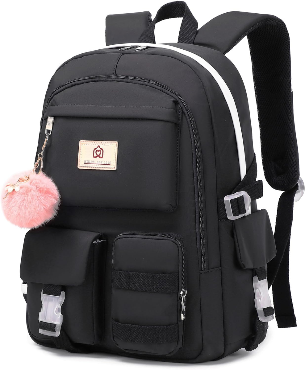 Mochila Negra Bolso Mochila Piel Mujer Mochila Escolar Bolso