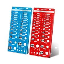 62 Nut and Bolt Thread Checker Standard and Metric,Bolt Size and Thread Gauge...