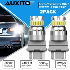 3157 3057 LED Reverse Backup Light Bulbs 6500K White Super Bright Plug&Play