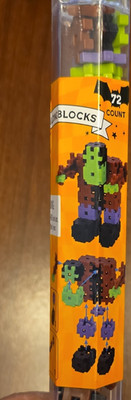 Halloween Plastic Building Blocks Set 72 Pieces Boxed, Age 3+