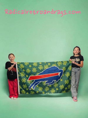 St. Patrick's Day Irish Buffalo Bills 3x5 ft Flag Banner  FREE SHIPPING 