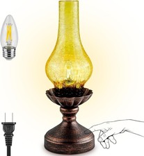 Touch Control Vintage Table Lamp 3-Way Dimmable Rustic Retro Farmhouse Bedside