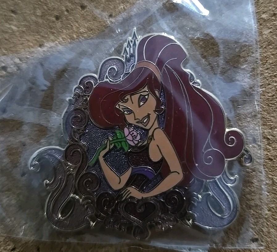 Reveal Conceal Girls Mystery Pin Megara MEG pin Disneyland LR Hercules 