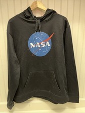 NASA Meatball Logo Space Program XL Fleece Hoodie Hooded Sweatshirt Men Women
