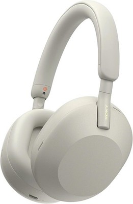 Sony WH-1000XM5 Silber   Over-Ear Bluetooth Kopfhörer mit Noise Cancelling