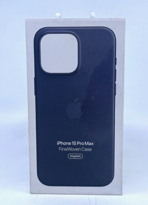 Apple FineWoven Case with MagSafe for iPhone 15 Pro Max   Black