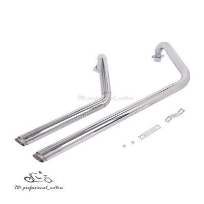 For Honda Shadow ACE 1100 VT1100C2 1995 1996 Full System Exhaust Front Link Pipe