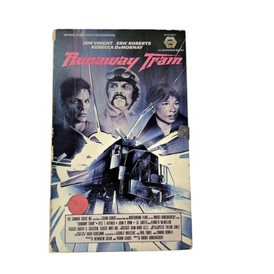 Runaway Train 1985 VHS Tested Eric Roberts Rebecca DeMornay Big Box Cannon MGM