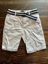 The Children  s Place Boys' Belted Chino Shorts Size 7 Simply White A2.83 
