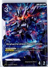 Graham's Union Flag Custom LR  GD03-069 LR Steel Requiem Gundam Holo NM