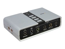 StarTechcom ICUSBAUDIO7D USB 7.1 External Sound Card Audio Adapter