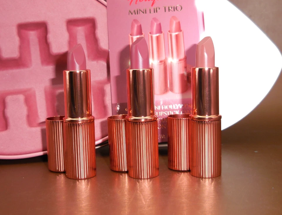 Charlotte Tilbury Hollywood Mini Lip Trio in Limited Edition Lips Tin 3 x 1.5g - Image 4 of 4