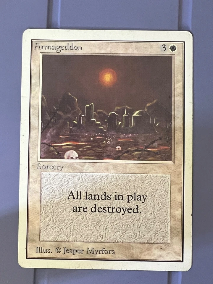 Magic the Gathering MTG Unlimited Armageddon LP+  (Beta Bob) - Image 2 of 2