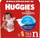 Huggies Little Snugglers Diapers - Size Newborn - 144 Ct