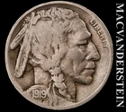 1919-S Buffalo Nickel- Semi Key Better Date- No Reserve #K509