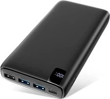 26800mAh Portable Power Bank External Battery Charger For Phone with 4 Ports