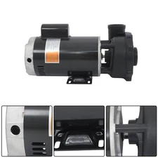 5 HP 2-Speed Spa & Hot Tub Pump 230V 3722021-1D 56Y-Frame Spa Pump Replace Black