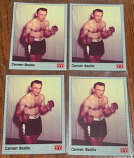 4-1991 ALL WORLD BOXING CARMEN BASILIO CARD #90-JAN425