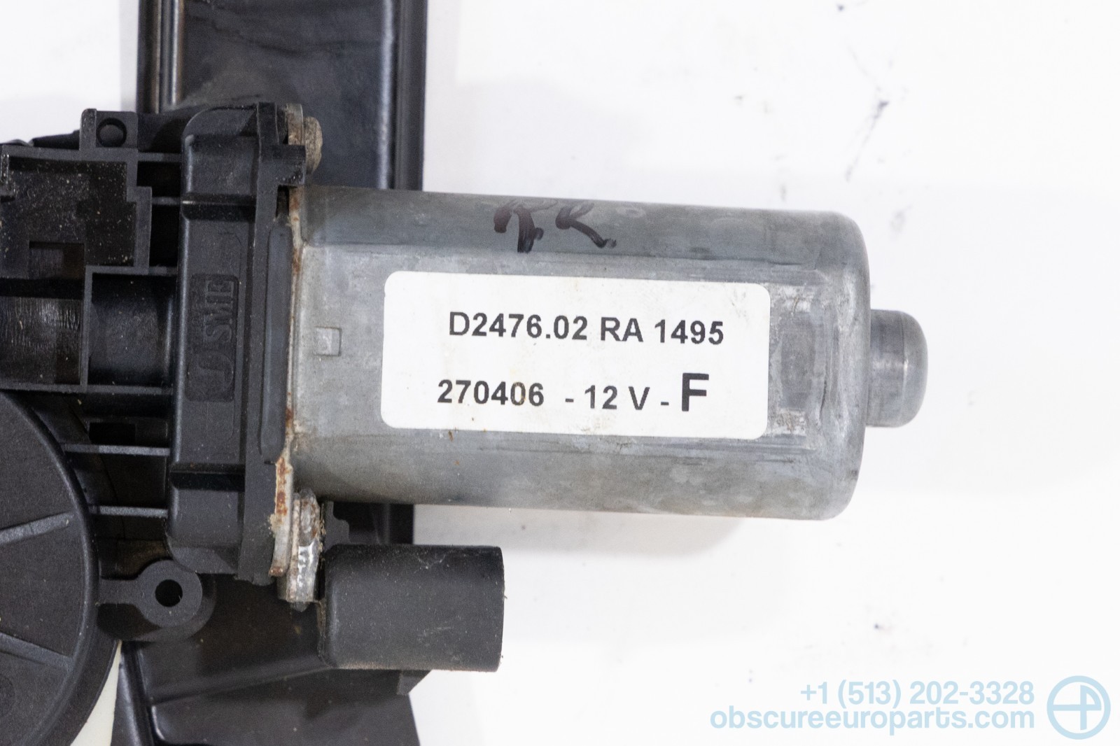 Used 2003-2007 Maserati M139 Quattroporte Rear Right Window Regulator with Motor