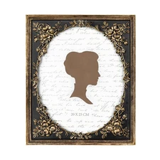 8x10 Inch Vintage Black Picture Frame, Elegant Antique Photo Frames with Glas...