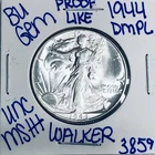 1944 BU UNCIRCULATED WALKING LIBERTY SILVER HALF DOLLAR AUTHENTIC U.S. MINT 3859