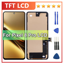 TFT LCD Display Touch Screen Digitizer Black For Google Pixel 8 Pro GC3VE, G1MNW