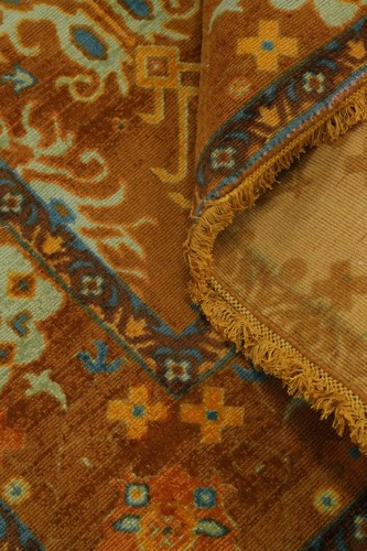 Rust/ Orange Oushak Living Room Area Rug Wool Hand-knotted Oriental Carpet 5x8 - Picture 13 of 15