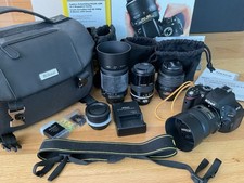 Nikon D5100 16.2MP Digital SLR Camera Kit w/4 Lenses More