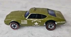 1976 Hot Wheels Redline Olds 442 U.S. Army Staff Car Loose Good Shape