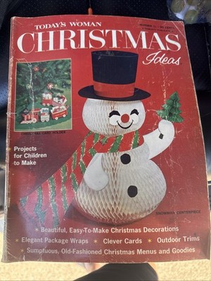 Vintage Today's Woman Christmas Ideas Number 11 Crafts Magazine Ads