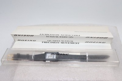 Boeing Souvenir Quartz Watch in Plastic Case with Instructions