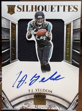 2015 Crown Royale Silhouettes Patch Auto - TJ Yeldon #236 - Numbered 28/49