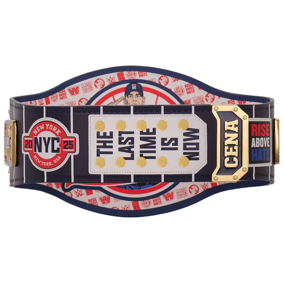 J.C Farewell Tour 2025 NYC Spinner Championship Replica Title Belt 2-4mm Brass - Image 4 of 4