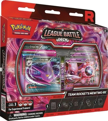 Pokémon TCG: Team Rocket’s Mewtwo ex League Battle Deck Factory Sealed