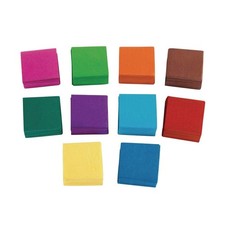 Colorations Mini Bleeding Tissue Art Squares, 5000 Squares Multicolor