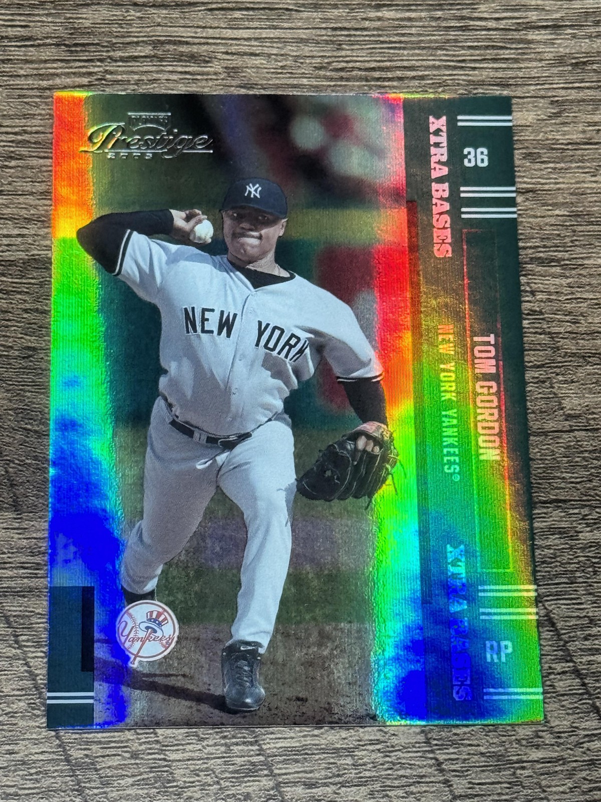 2005 Playoff Prestige #136 Tom Gordon Xtra Bases Green /50 Yankees