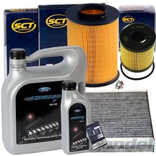 FILTERSET + OE FORD 5W30 ÖL passend für FORD FOCUS II 2.0 TDCI DA DB HCP
