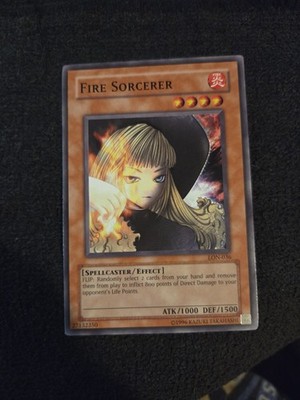 Fire Sorcerer - LON-036 - Common - Unlimited Edition  YuGiOh LP