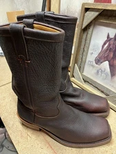 Chippewa Briar Bison Leather Boots 29558 11.5 D Made in USA Beautiful!
